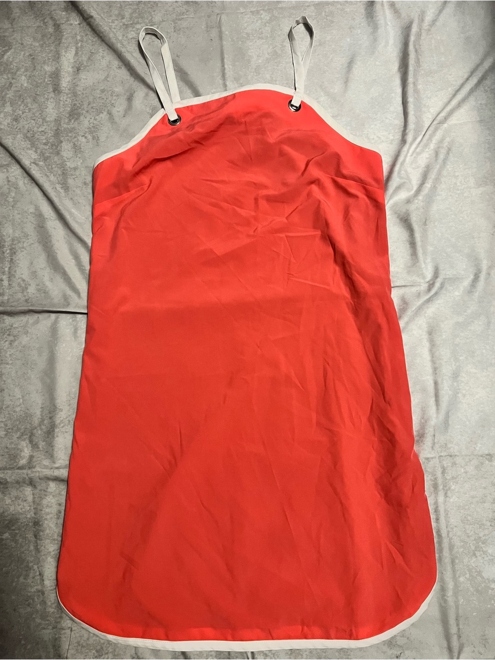 Fabletics pink and black Mini Slip Dress with White Trim